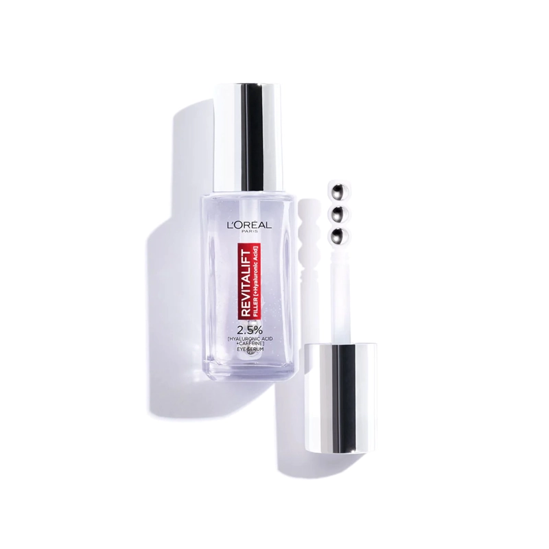 PACK LOREAL PARIS REVITALIFT 3 SERUMS OJOS + ACIDO HIALURONICO 30 ML + RETINOL PURO 30 ML - 4
