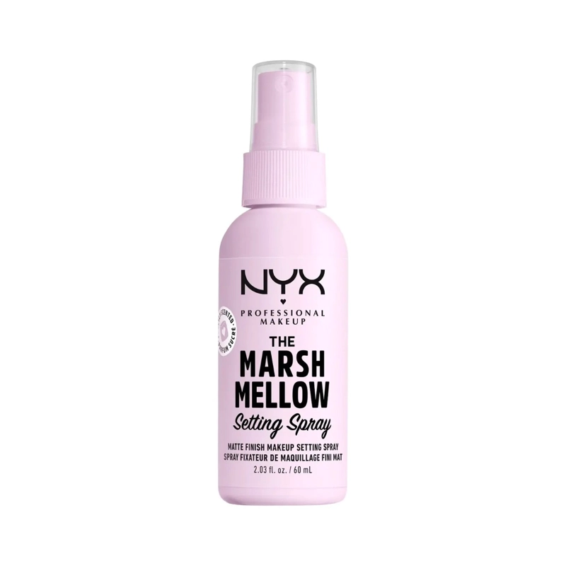 PACK NYX BRILLO LABIAL LIP IV GLOSS SERUM MAUVE + SPRAY FIJADOR MARSHMELLOW - 2