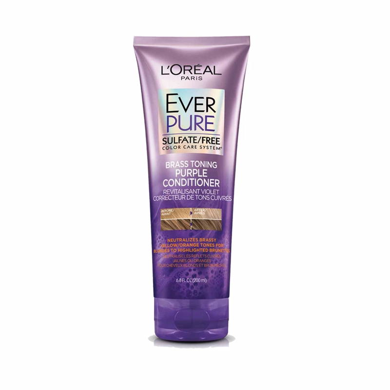 PACK LOREAL PARIS EVERPURE PURPLE SHAMPOO + ACONDICIONADOR MATIZADOR SIN SULFATOS - 3