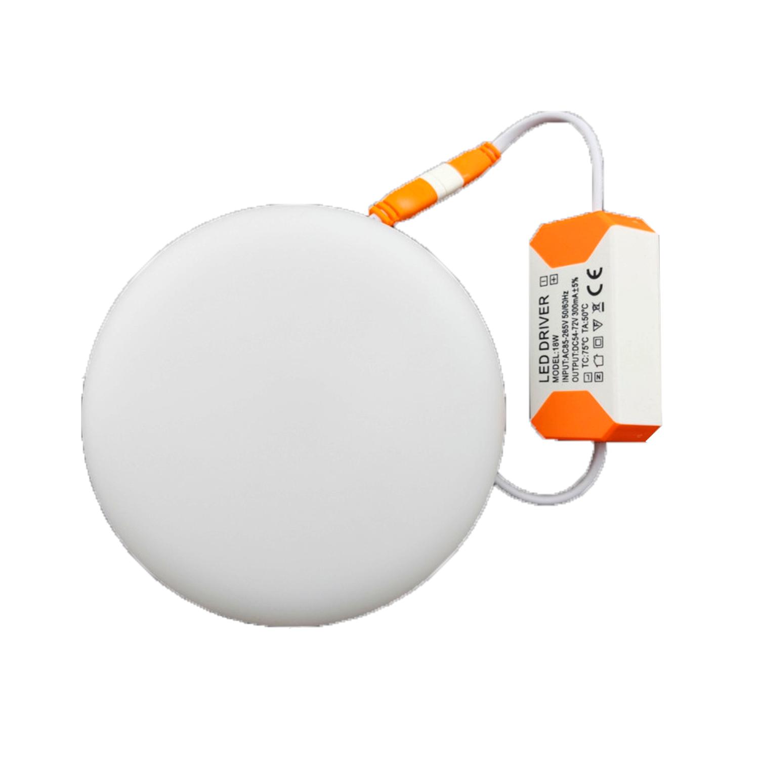 FOCO PANEL DE TODO Y MÁS PLAFÓN LED 18W SOBREPUESTO REDONDO FRIO - 1