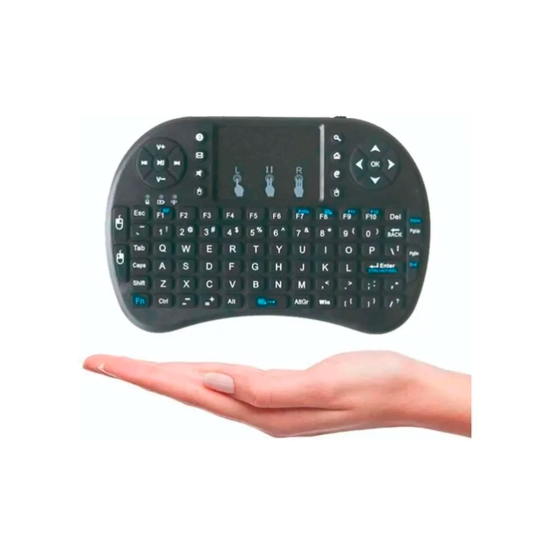 MINI TECLADO INALAMBRICO C/ILUMINACION TOUCHPAD SMARTV PC - 3