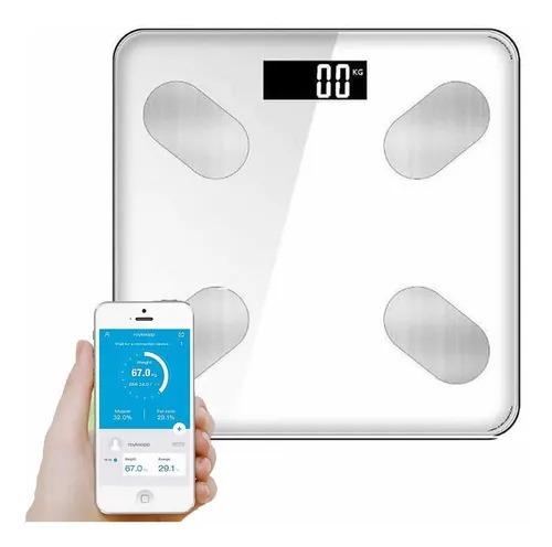 PESA DE TODO Y MÁS BALANZA INTELIGENTE BAÑO BLUETOOTH SMART SCALE IMC VIDRIO - 1