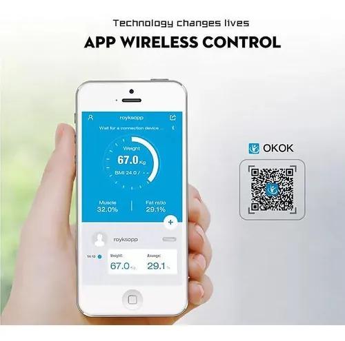 PESA DE TODO Y MÁS BALANZA INTELIGENTE BAÑO BLUETOOTH SMART SCALE IMC VIDRIO - 3