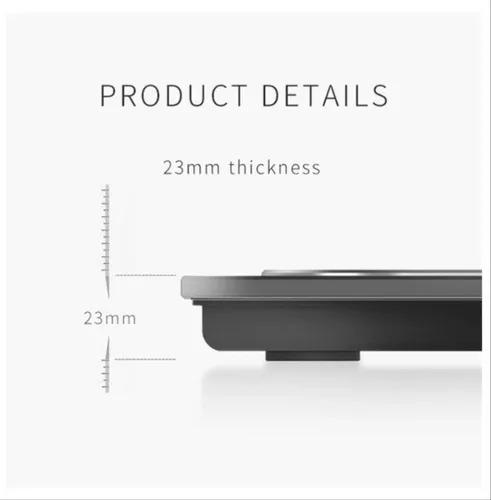 PESA DE TODO Y MÁS BALANZA INTELIGENTE BAÑO BLUETOOTH SMART SCALE IMC VIDRIO - 5