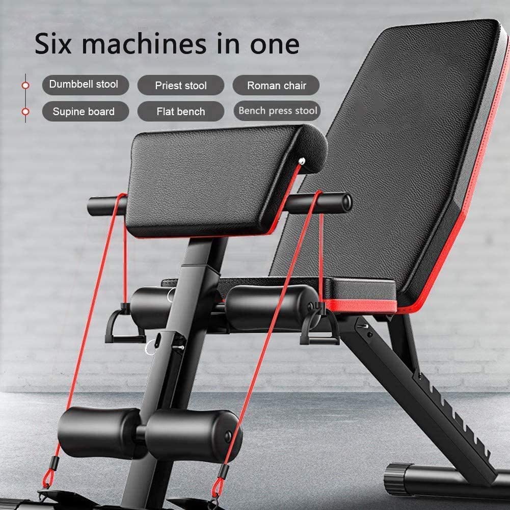 MAQUINA ABDOMINALES BANCA DE EJERCICIOS BANDA ELASTICOS BOOST FITNESS - 4