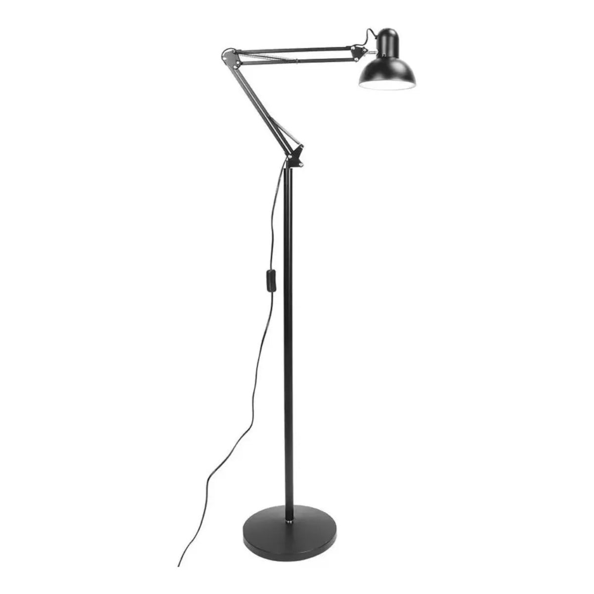 LÁMPARA DE PIE DE TODO Y MÁS NEGRO PLEGABLE FLEXIBLE ESCRITORIO, ESTUDIO DE DIBUJO | - 1