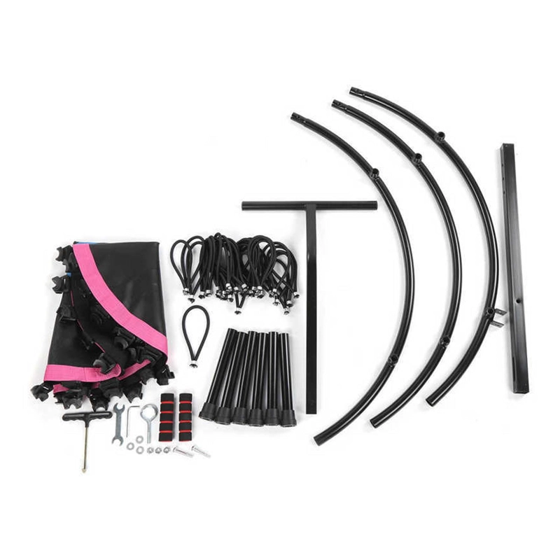 TRAMPOLIN SALTO REDONDO CON ELASTICOS PROFESIONAL BOOST FITNESS - 4