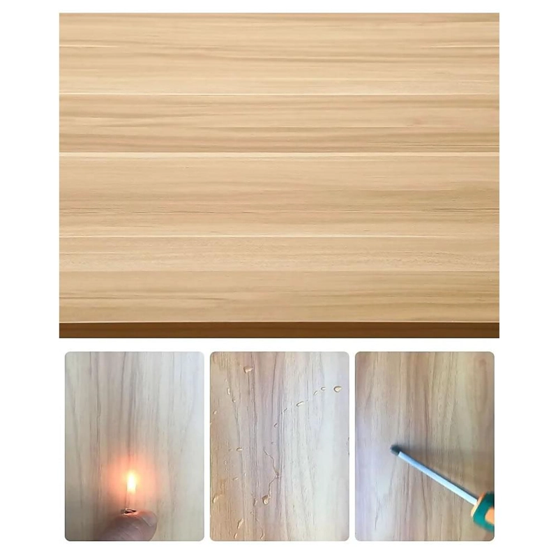 ESCRITORIO OFICINA MADERA ESPESOR 15MM 120X60X75CM METAL - 8