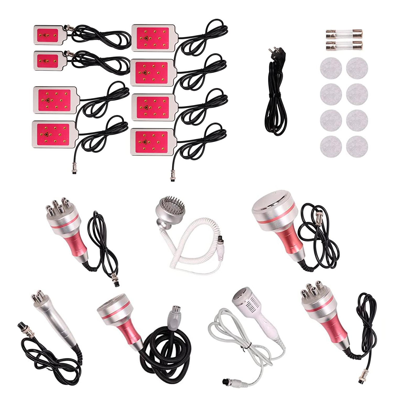MAQUINA CAVITACION LIPOLASER 9 EN 1+ RF+ VACUUM+ MICROCORRIENTES - 7