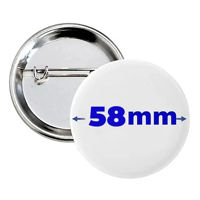 PACK DE 100 DE TODO Y MÁS CHAPITAS METALICAS BASE PLÁSTICA 58MM - 1