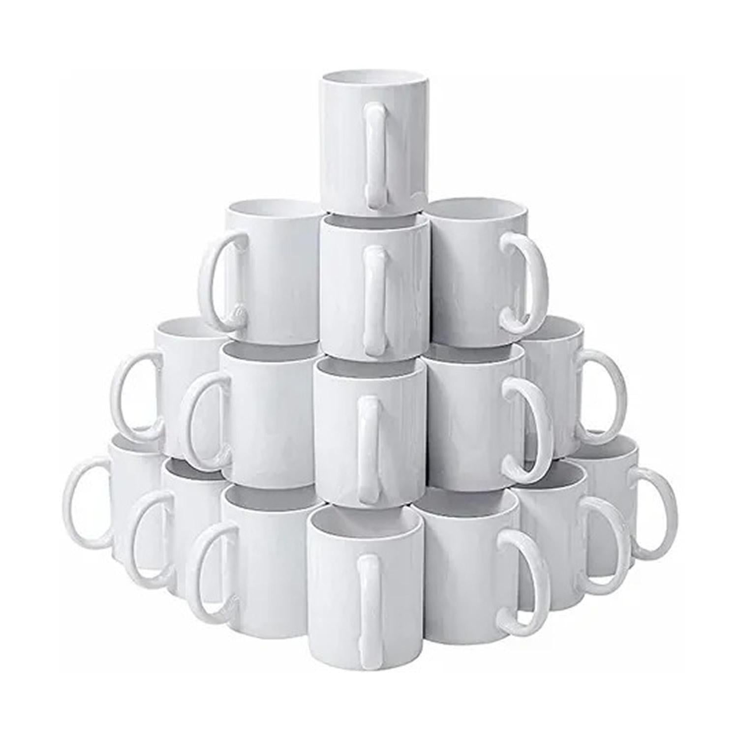 CAJA 36 TAZONES ESTAMPAR SUBLIMACION BLANCO GRADO A 11OZ - 1