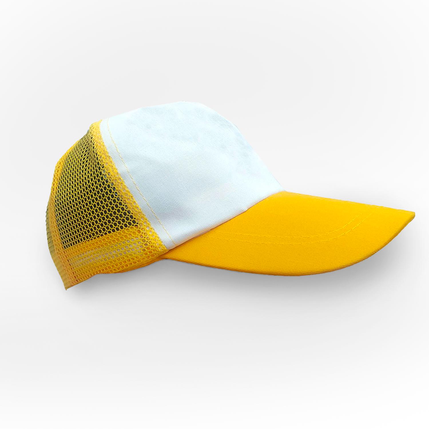 PACK X10 JOCKEY DE TODO Y MÁS AMARILLO GORRO CON MALLA SUBLIMACION - 2