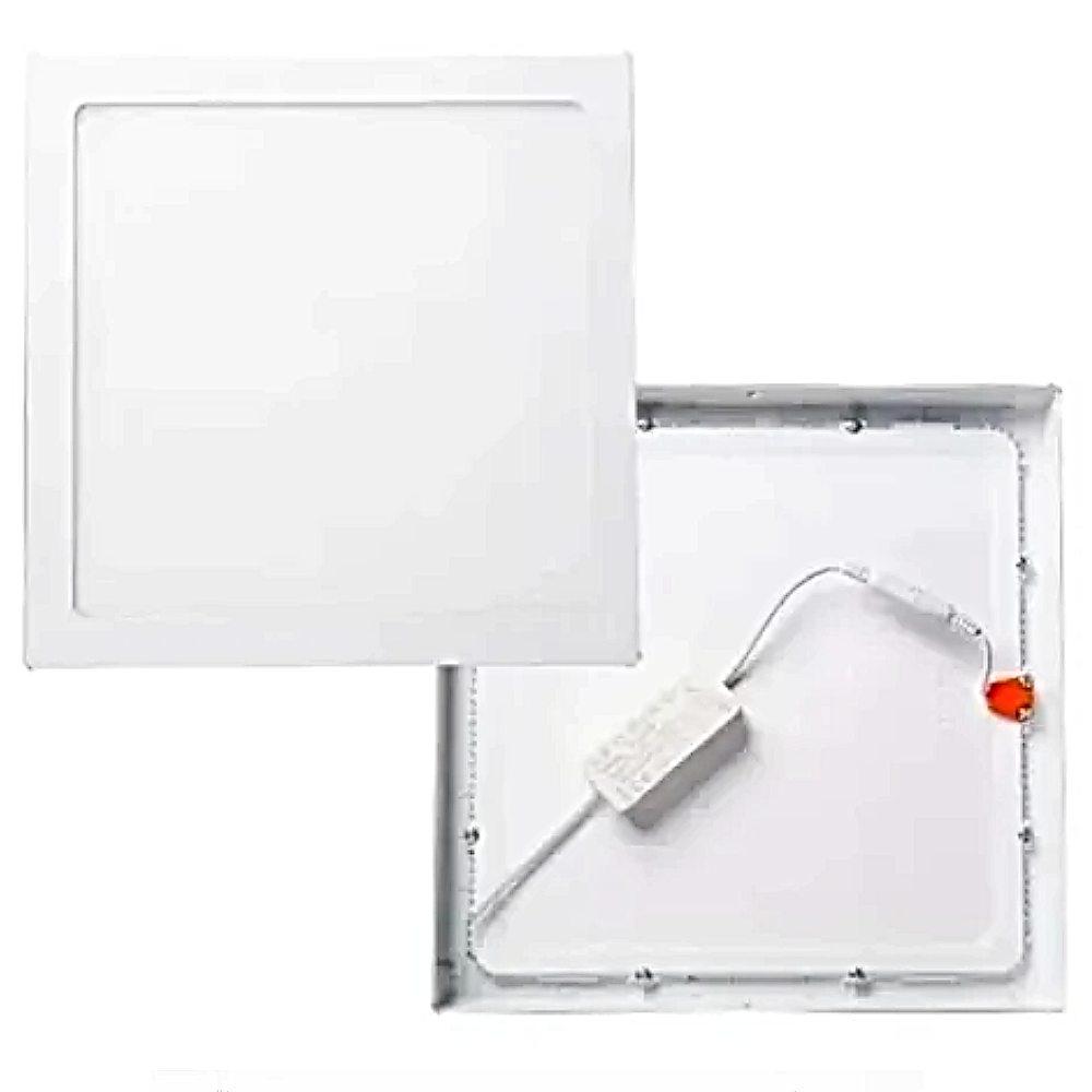 PACK X 10 FOCO PANEL DE TODO Y MÁS PLAFÓN LED 18W SOBREPUESTO CUADRADO FRIO - 3