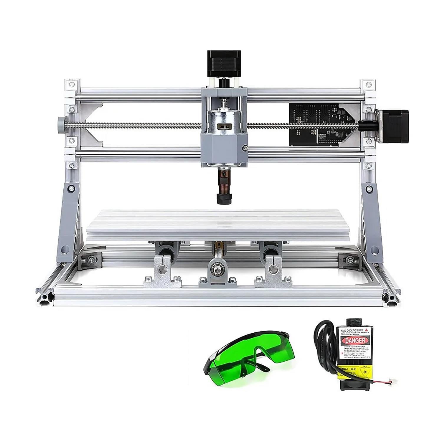 ROUTER DE TODO Y MÁS 3018 GRBL CONTROL 3 EJES CNC KIT GRABADORA LÁSER 2500 ALUMINIO - 1