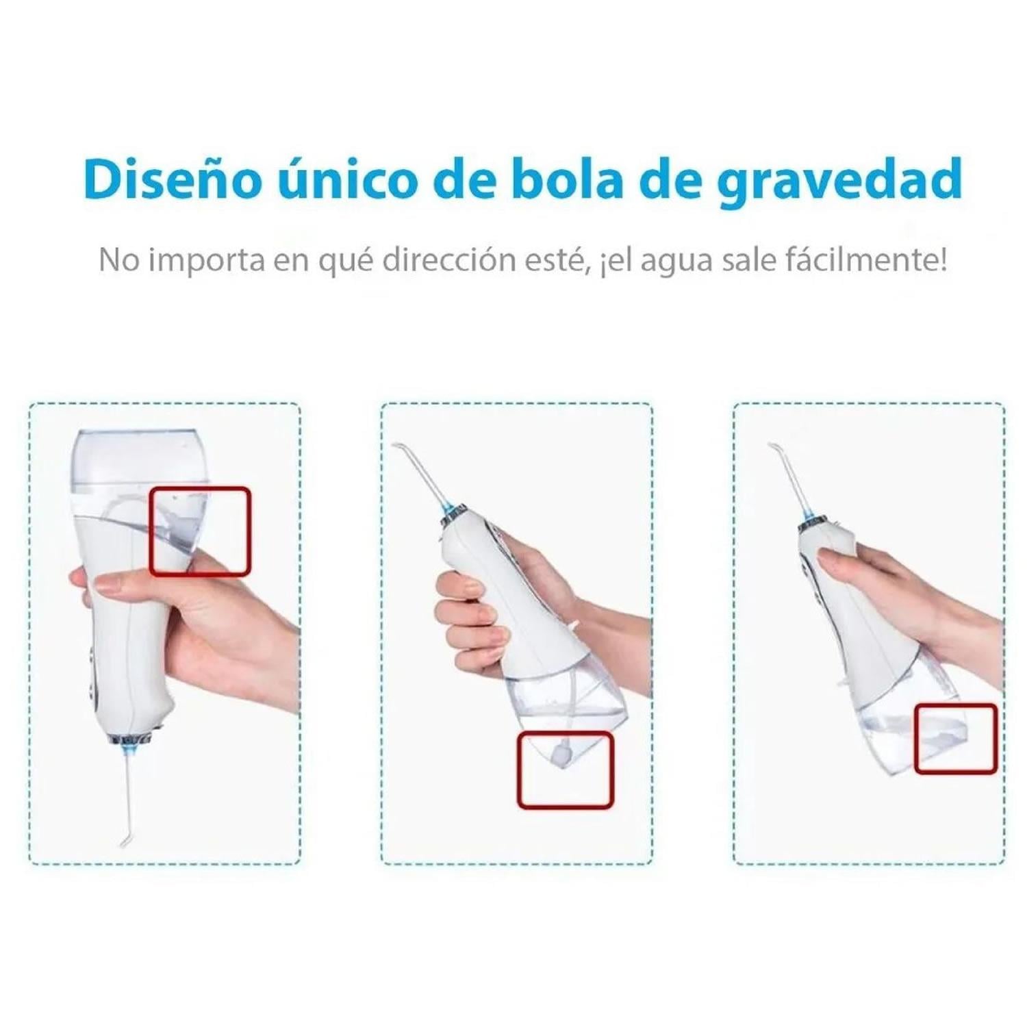 IRRIGADOR DENTAL LIMPIEZA BUCAL PREMIUM H2O - 6