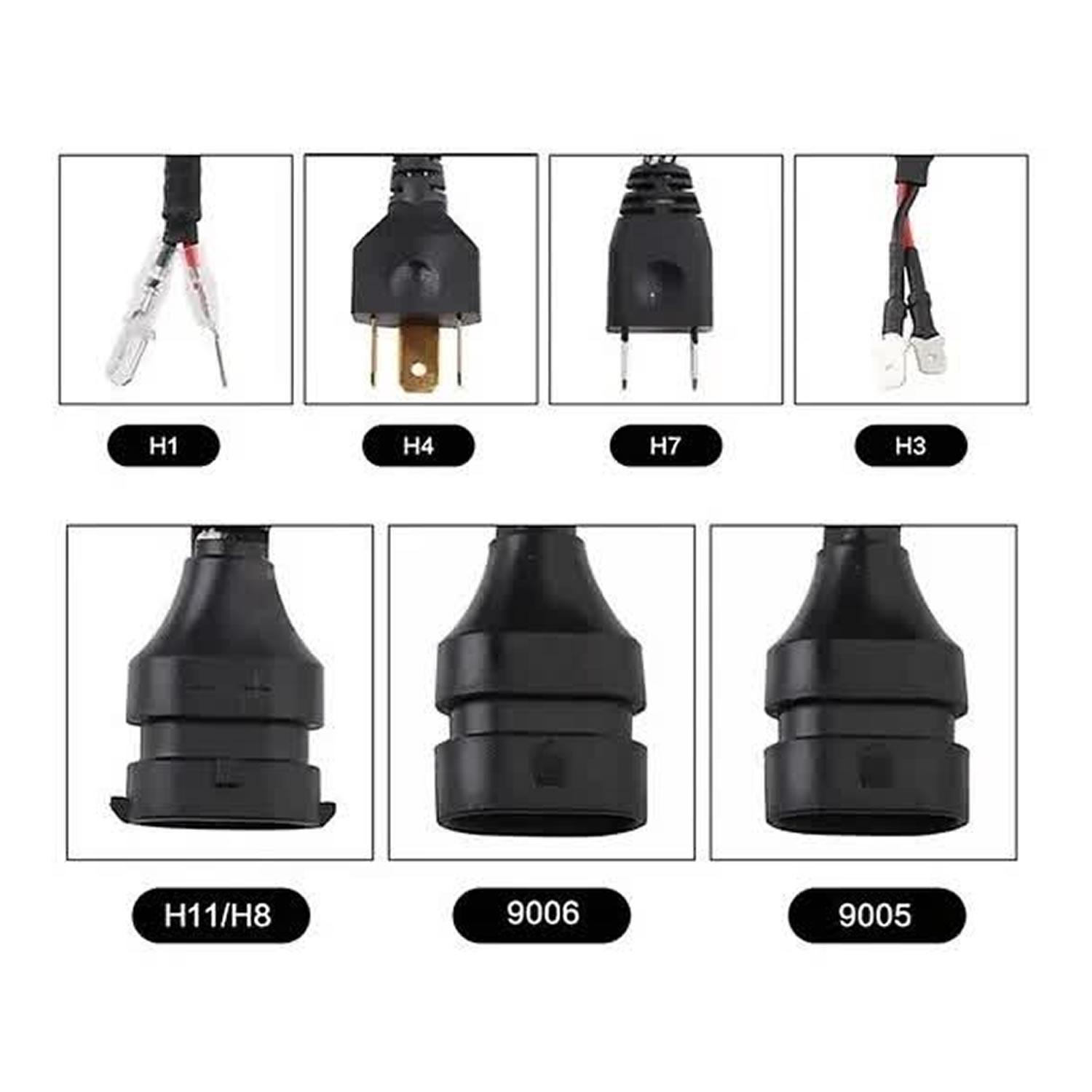 KIT DE TODO Y MÁS TURBO LED H1 H3 H4 H7 H11 H13 9005 9006 880 CHIP S1 - 8