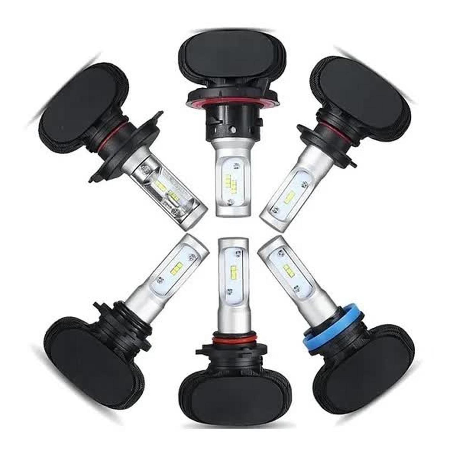KIT DE TODO Y MÁS TURBO LED H1 H3 H4 H7 H11 H13 9005 9006 880 CHIP S1 - 9