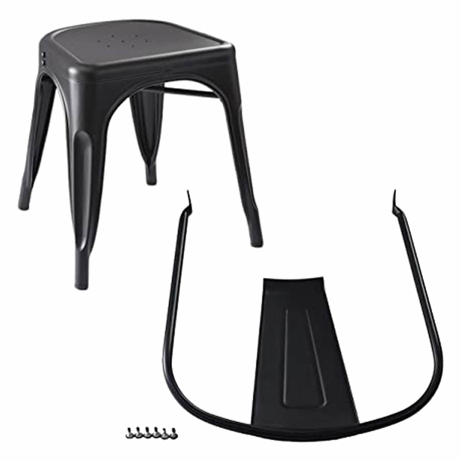 SILLAS TODO Y MÁS TOLIX 1 CUERPO NEGRAS SET 4 ÁNCORA COMEDOR TIPO - 3