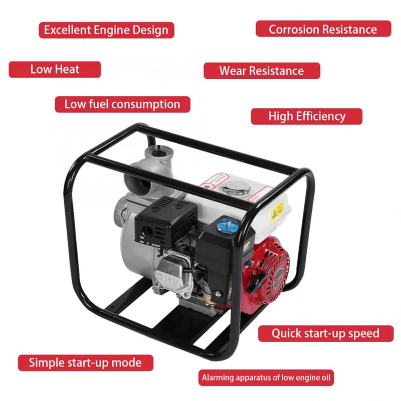 MOTOBOMBA DE TODO Y MÁS DE AGUA 3 PULGADAS 6.5 HP - 6