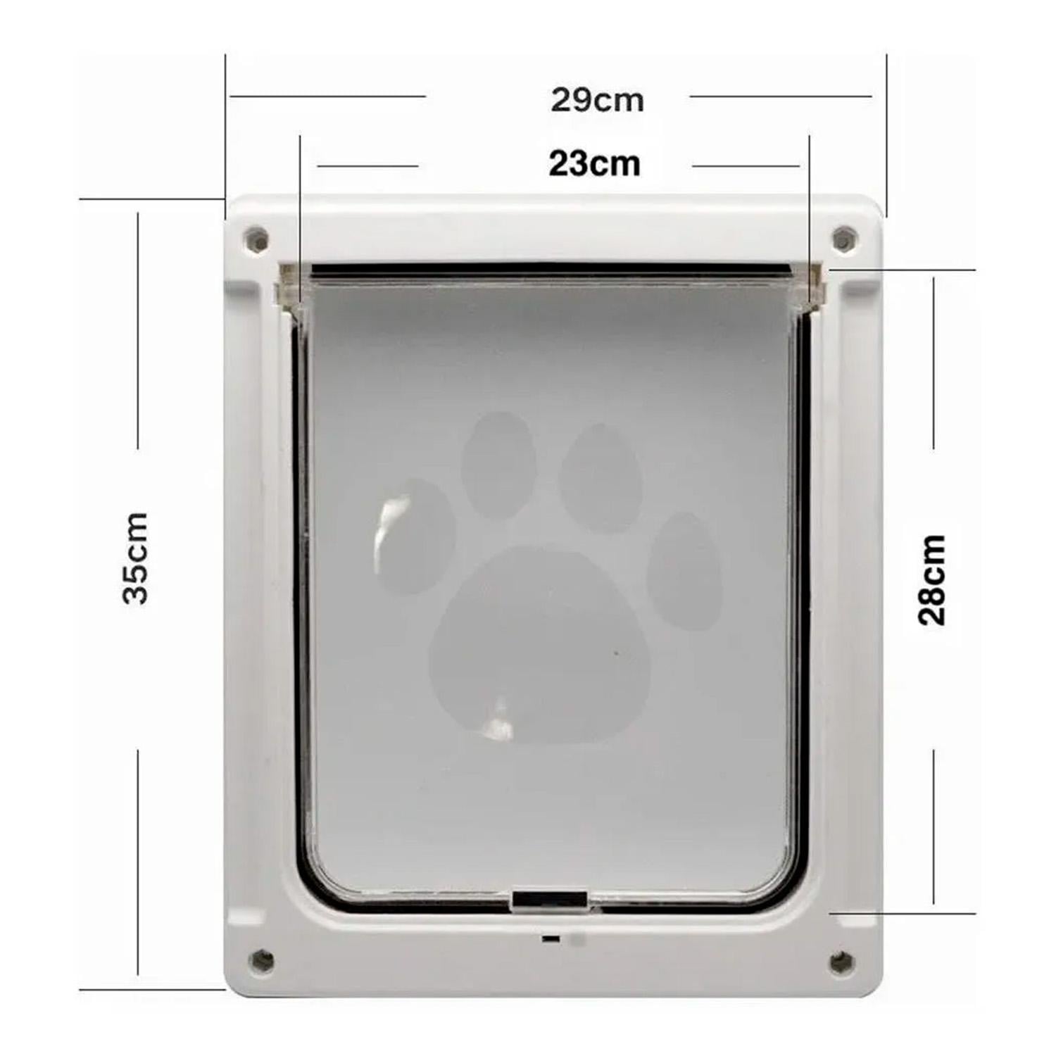 PUERTA EXTERIOR GRANDE XL PARA PERRO MASCOTA - 4