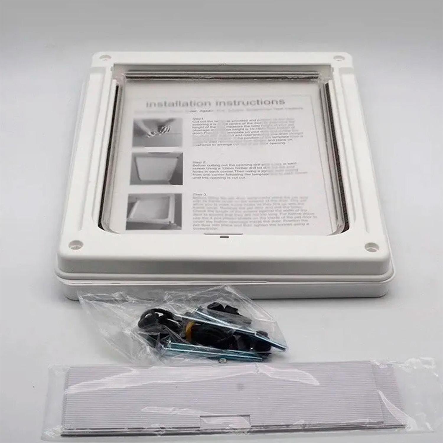 PUERTA EXTERIOR GRANDE XL PARA PERRO MASCOTA - 6