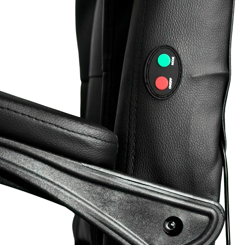 SILLA METAL NEGRO SILLON ESCRITORIO EJECUTIVA ERGONÓMICA CUERO - 5