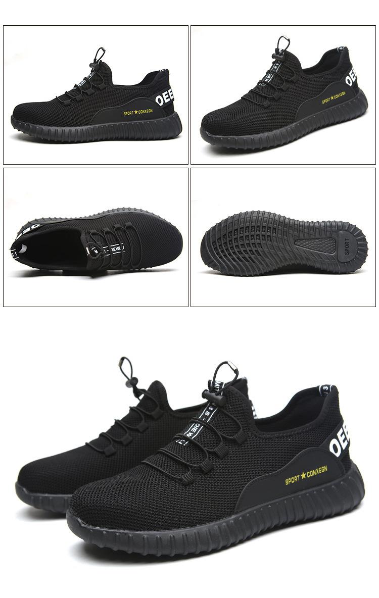 ZAPATOS ZAPATILLA DE SEGURIDAD ANTI-SMASH TRANSPIRABLE TALLAS - 3