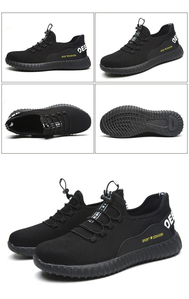 ZAPATOS ZAPATILLA DE SEGURIDAD ANTI-SMASH TRANSPIRABLE TALLAS - 3