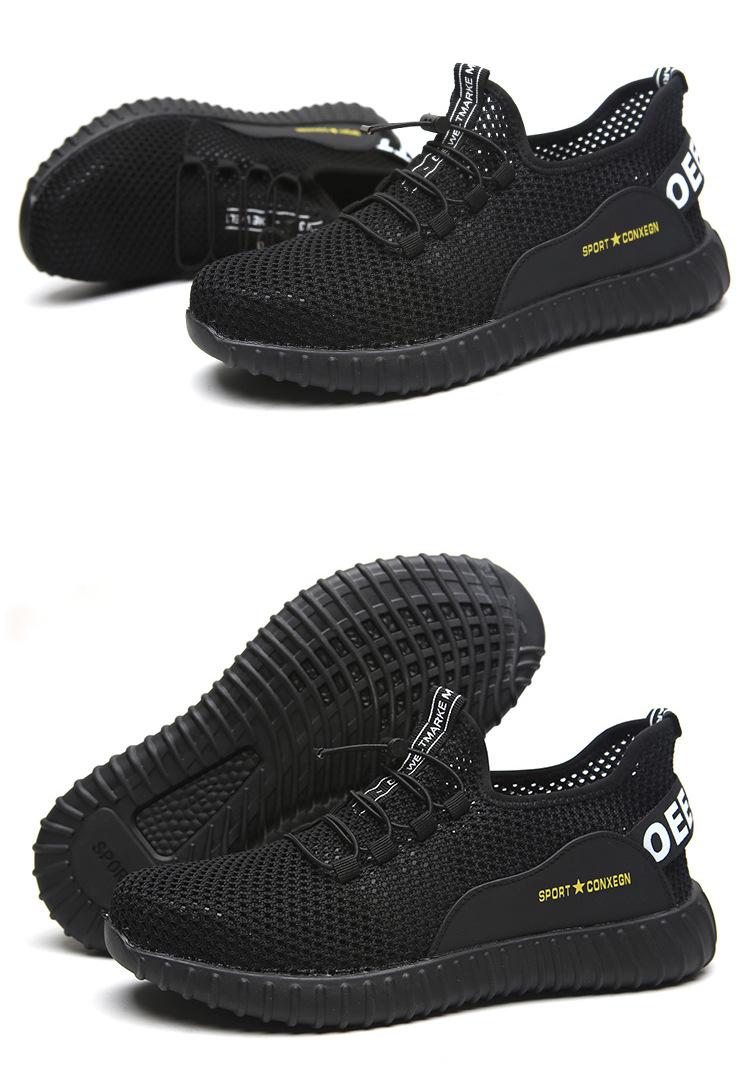 ZAPATOS ZAPATILLA DE SEGURIDAD ANTI-SMASH TRANSPIRABLE TALLAS - 4