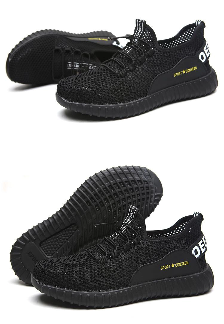 ZAPATOS ZAPATILLA DE SEGURIDAD ANTI-SMASH TRANSPIRABLE TALLAS - 4