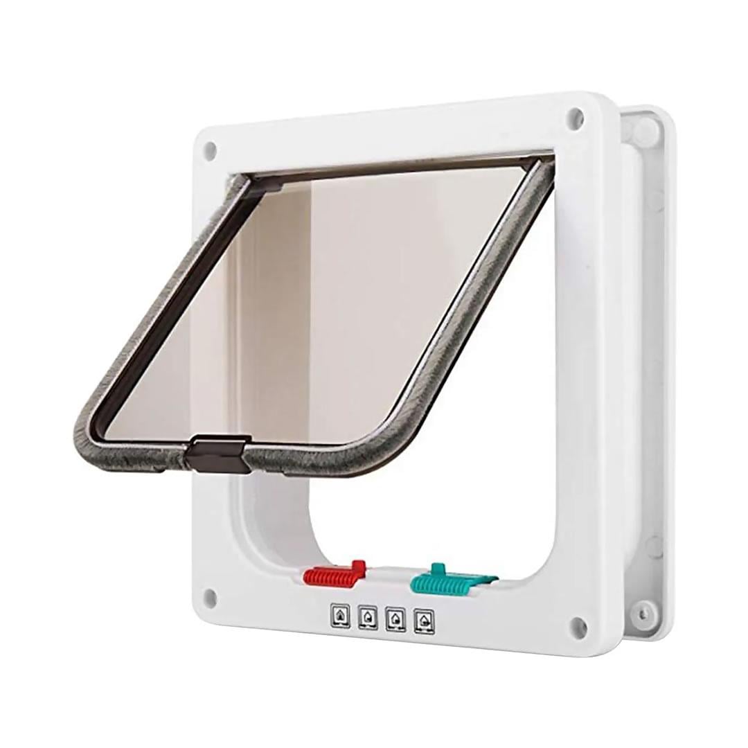 PUERTA EXTERIOR PEQUEÑA PARA PERRO GATO MASCOTA TALLA S - 1