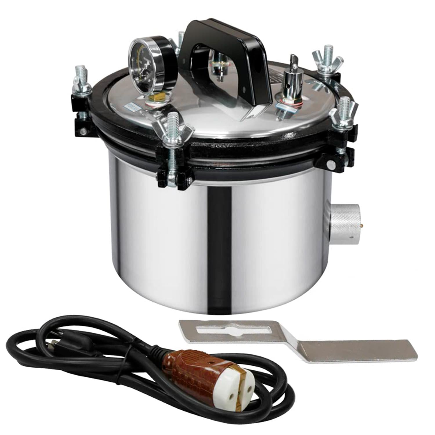 ESTERILIZADOR TODO Y MAS AUTOCLAVE VAPOR PRESION ACERO INOXIDABLE 8L - 3