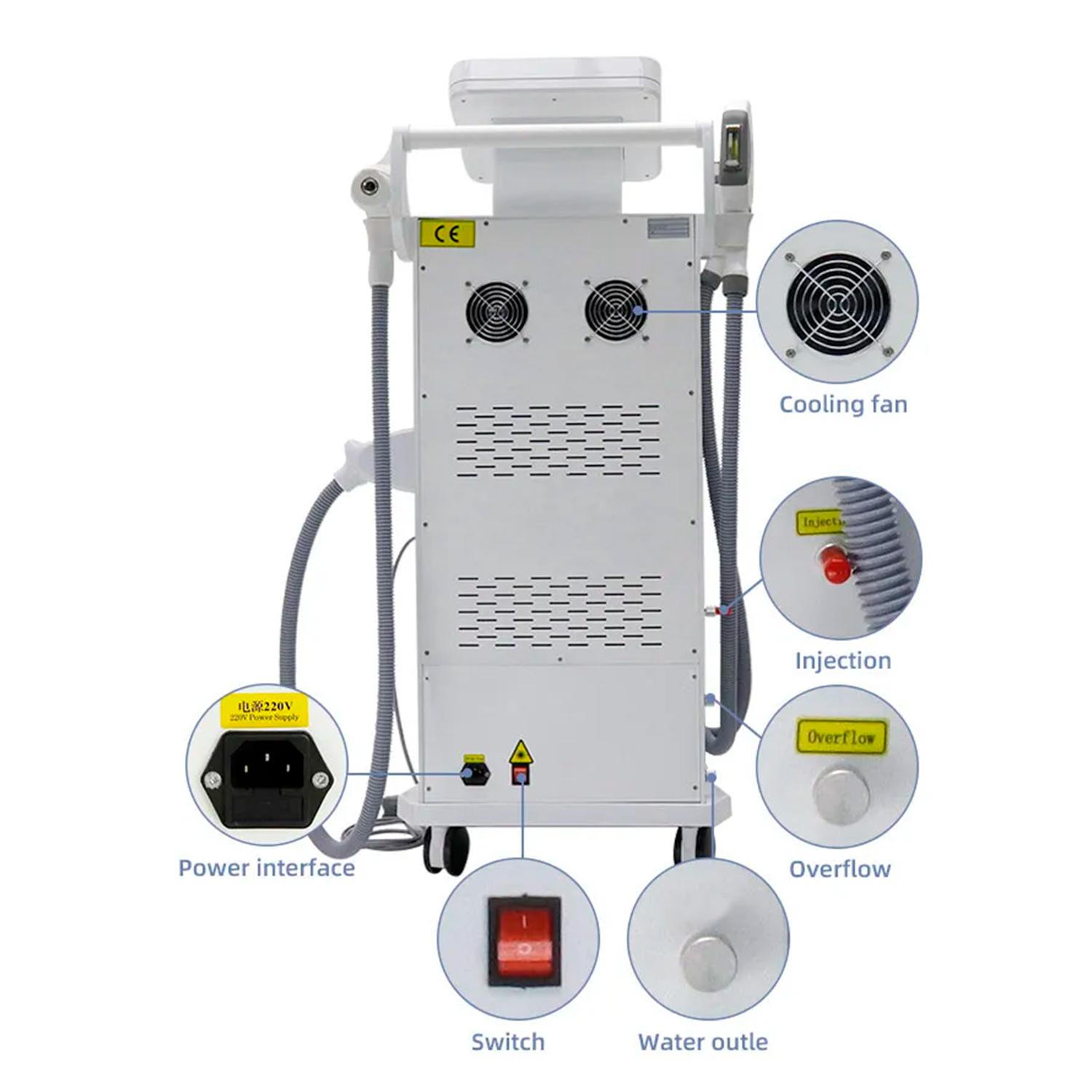MÁQUINA 3 EN 1 DEPILACIÓN DE TODO Y MÁS IPL+ OPT + SHR + RF + LÁSER - 3