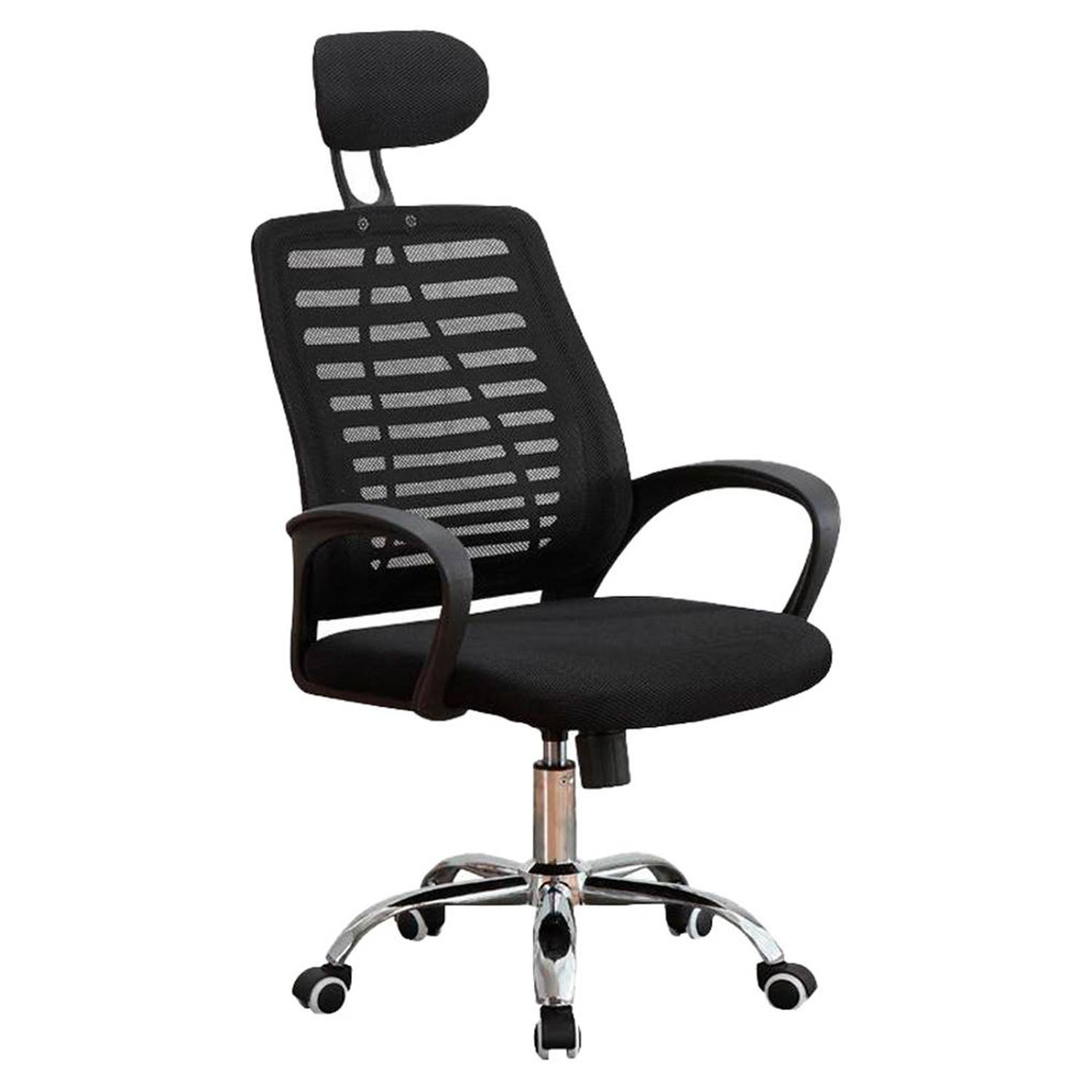 SILLA EJECUTIVA DE TODO Y MÁS METAL NEGRO OFICINA APOYA CABEZA - 3