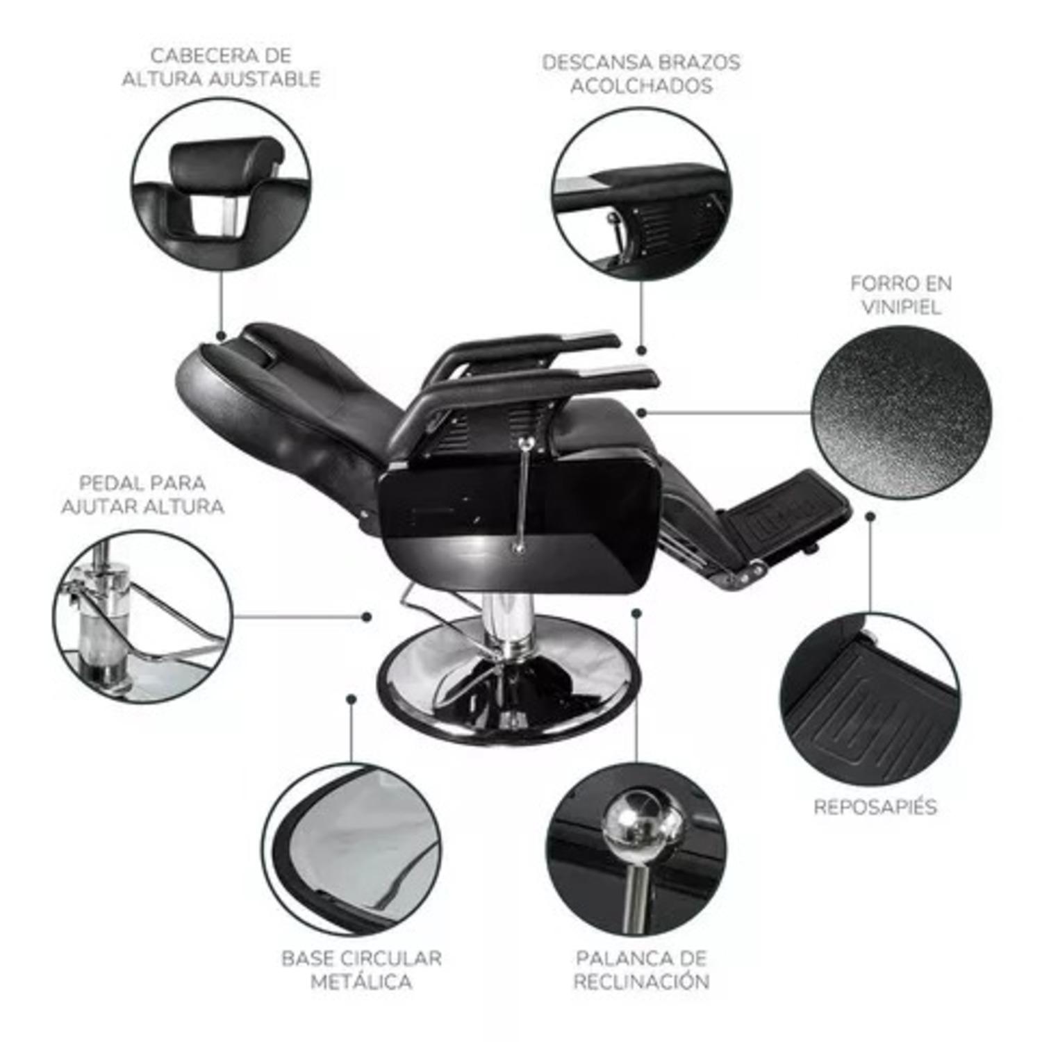 SILLA BARBERIA PELUQUERIA PRO - 4