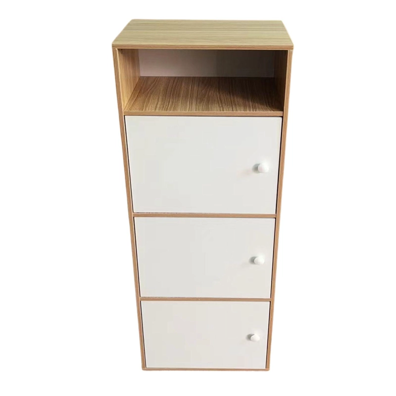 ZAPATERO GABINETE CÓMODA ORGANIZADOR CON 3 PUERTAS MADERA - 3