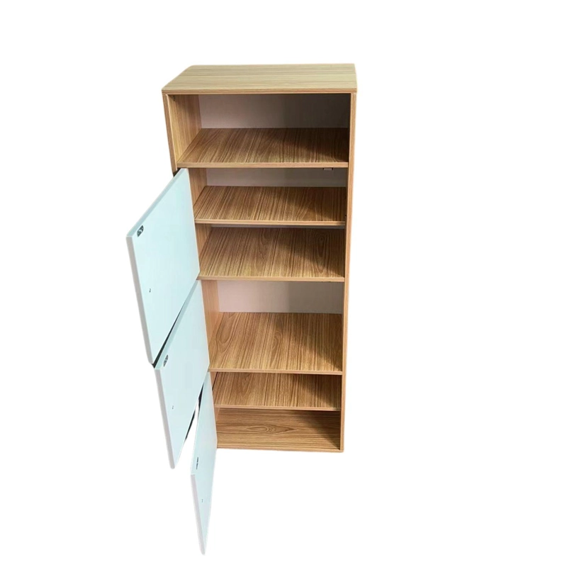 ZAPATERO GABINETE CÓMODA ORGANIZADOR CON 3 PUERTAS MADERA - 4