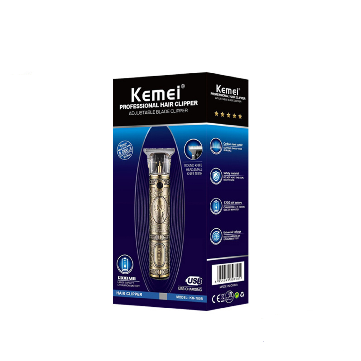 CORTADORA DE PELO KEMEI KM-700B - 6