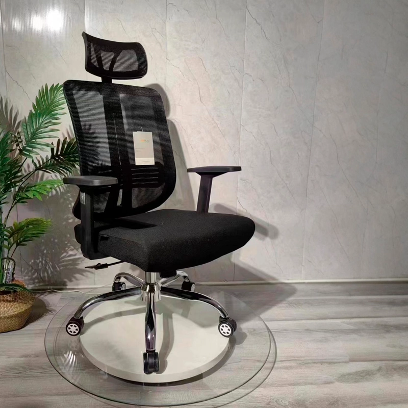SILLA ESCRITORIO METAL NEGRO CUBA ALTA REGULABLE Y CABECERO - 2