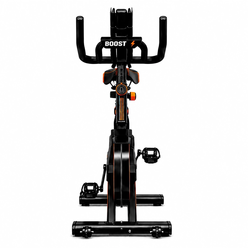 BICICLETA SPINNING ESTATICA CON MONITOR EJERCICIO PROFESIONAL BOOST FITNESS - 3