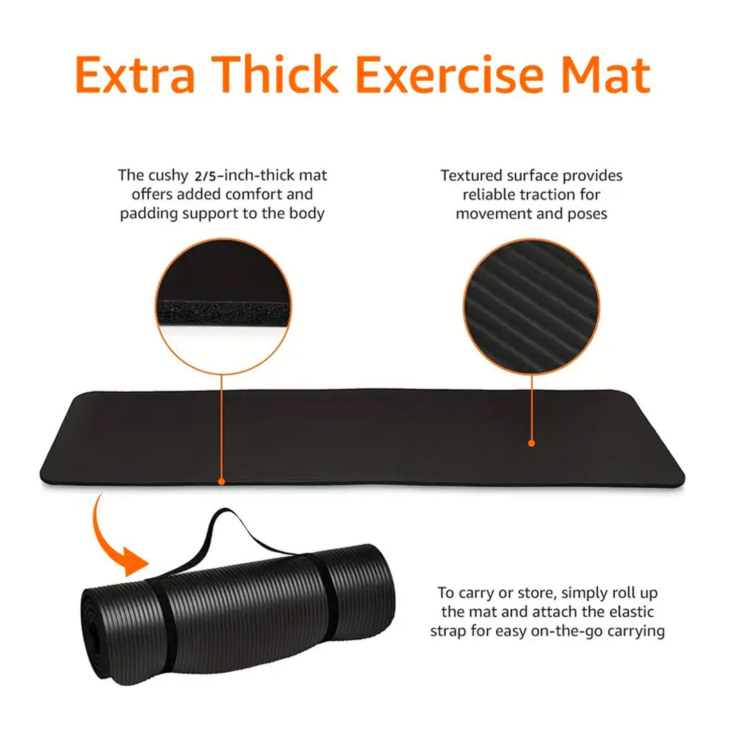 MAT YOGA COLCHONETA ECO 8MM + CORREA BOOST FITNESS - 5