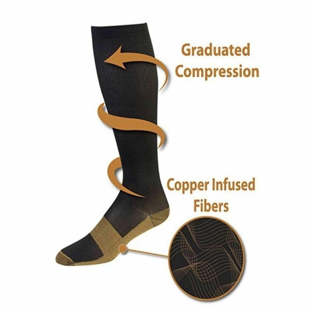 PACK DE 3 MEDIAS DE COMPRESION (CIRCULACION, VARICES, OTROS) TALLAS - 4