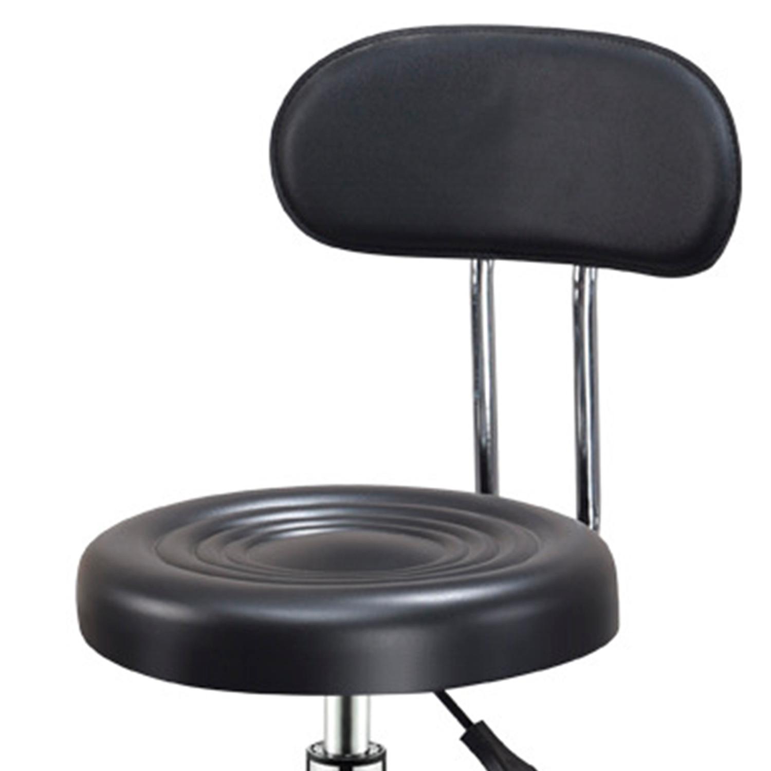 PISO CLINICO TABURETE CON RESPALDO DE 5 RUEDAS COLORES - 3