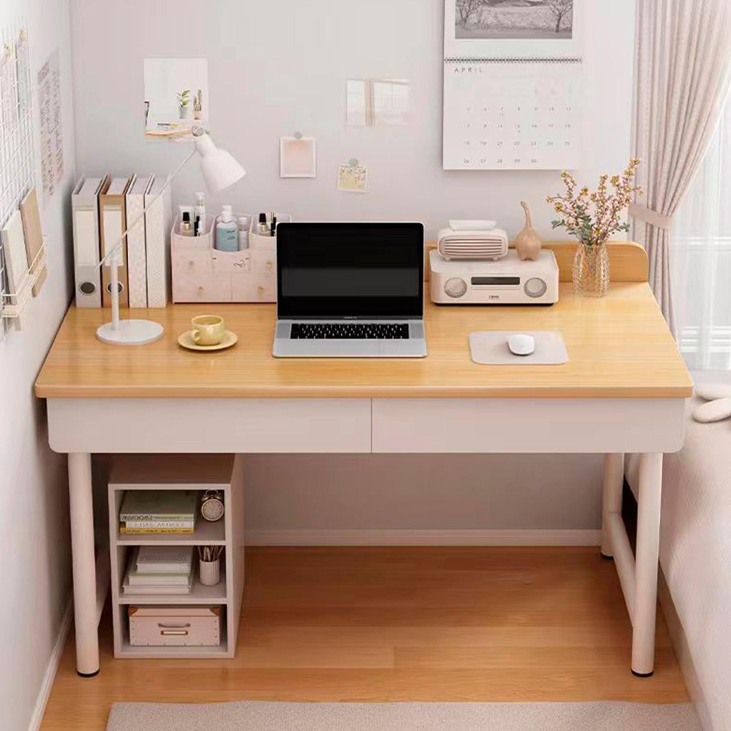 ESCRITORIO OFICINA 120CM CAJONES CHICHOME - CAFE - 4