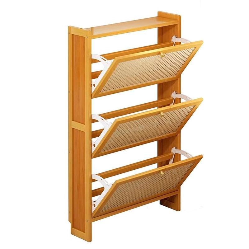 ZAPATERO ORGANIZADOR 3 PUERTAS  ESTILO BAMBU CHIC HOME - 1
