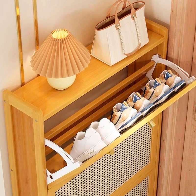 ZAPATERO ORGANIZADOR 3 PUERTAS  ESTILO BAMBU CHIC HOME - 5