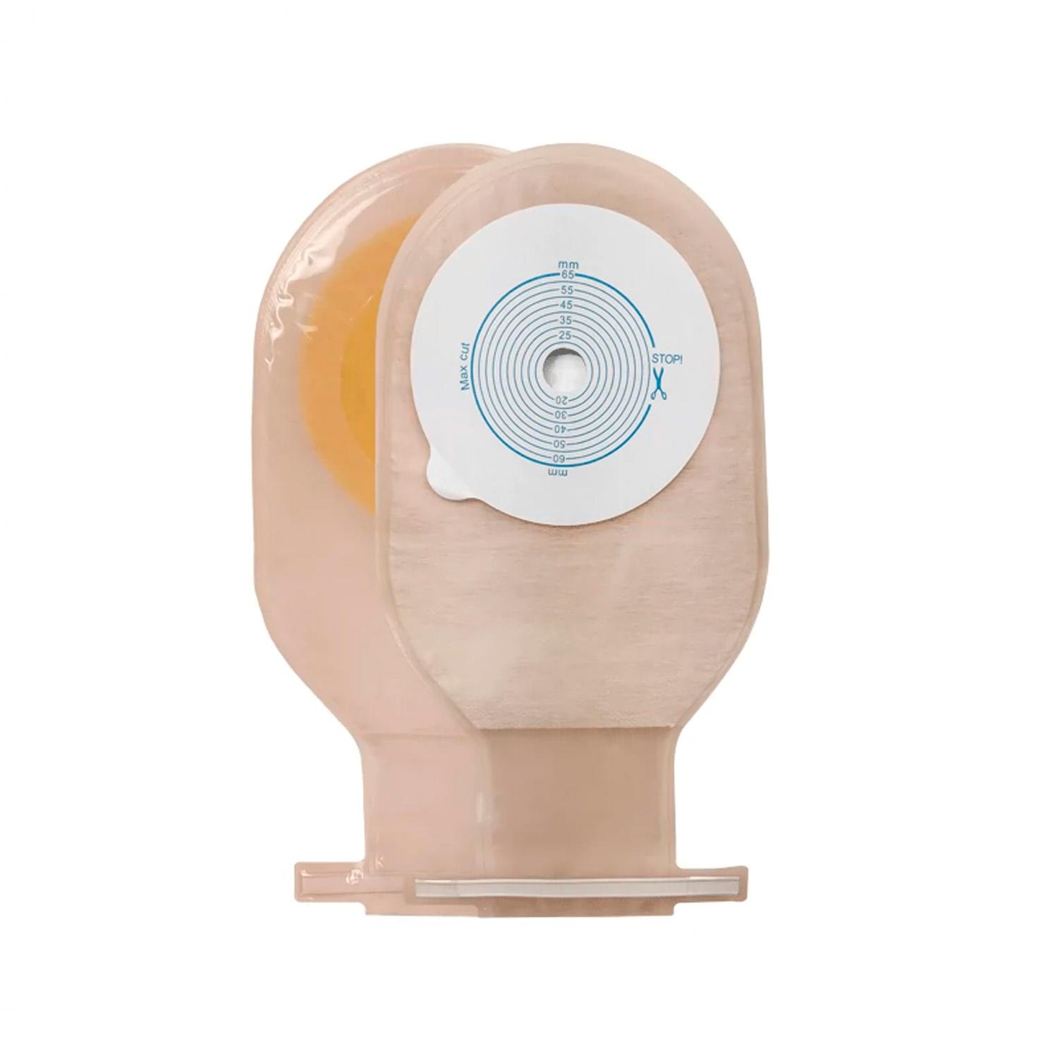 BOLSA DE TODO Y MÁS 10X COLOSTOMÍA DRENABLE CON FILTRO ANTI OLOR Y GASES TRANSPARENTE - 3