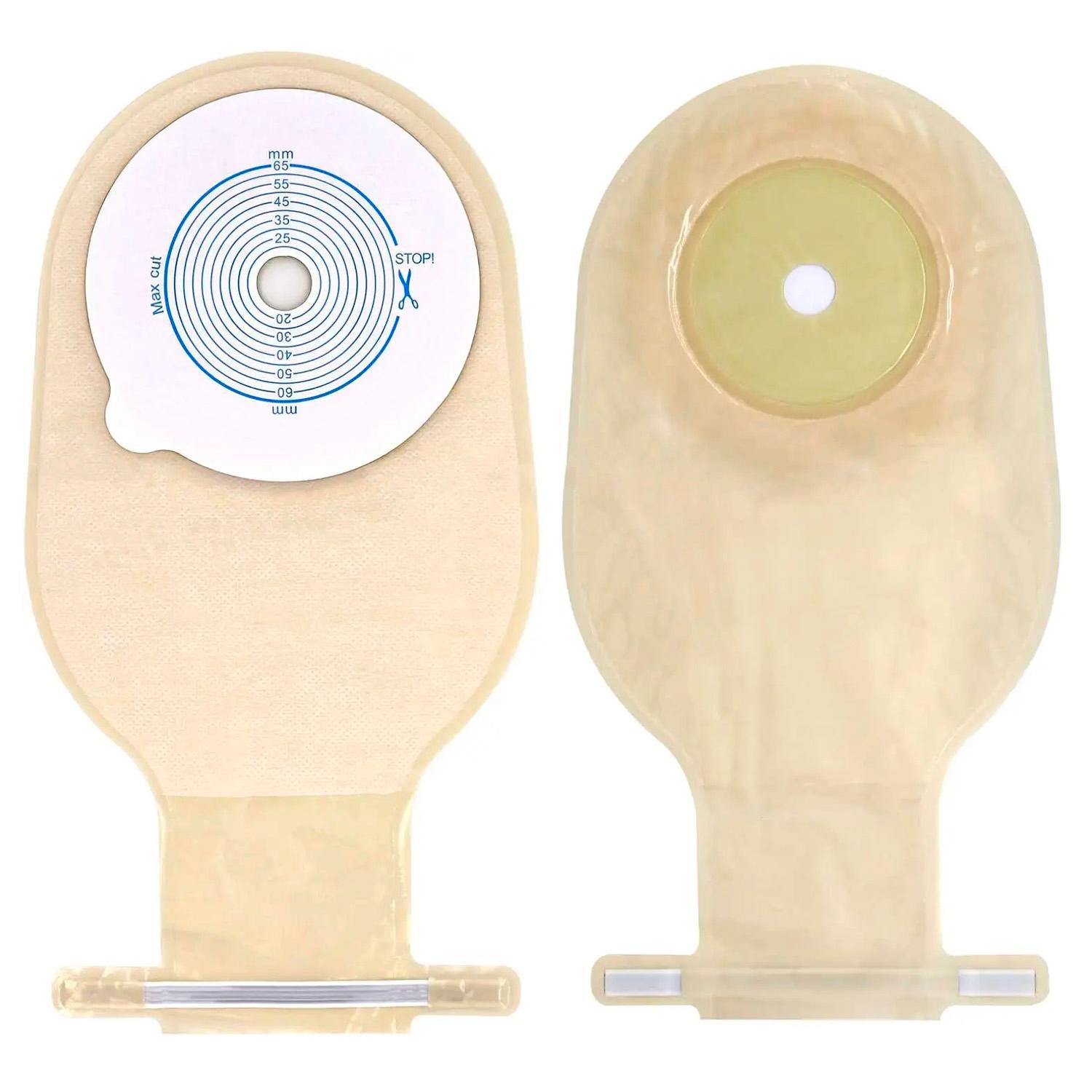 BOLSA DE TODO Y MÁS 10X COLOSTOMÍA DRENABLE CON FILTRO ANTI OLOR Y GASES TRANSPARENTE - 5