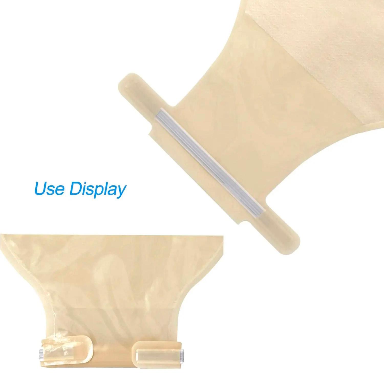 BOLSA DE TODO Y MÁS 10X COLOSTOMÍA DRENABLE CON FILTRO ANTI OLOR Y GASES TRANSPARENTE - 6
