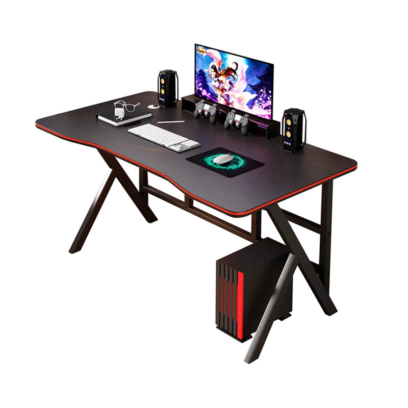 ESCRITORIO GAMER PROFESIONAL NEGRO/ROJO CHIC HOME - NEGRO - 1